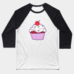 Red Velvet Cupcake Baseball T-Shirt